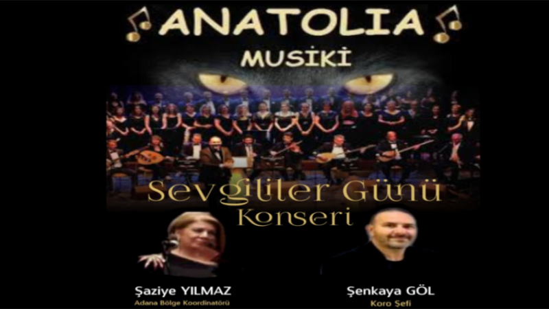 Adana Büyükşehir Belediyesi Salonunda Aşk ve Müzik Bir Arada