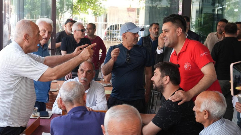 BAŞKAN KOZAY MAHALLE SOKAK SOKAK GEZİLDİ